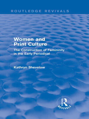 cover image of Women and Print Culture (Routledge Revivals)